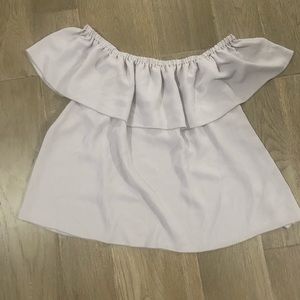 Aritzia - Wilfred - Off shoulder Top - purple - Large